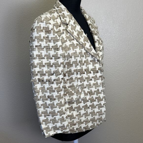 Marni Tweed Blazer Jacket EU 44 US 8 Classic Designer Career Quality Timeless - Picture 8 of 16